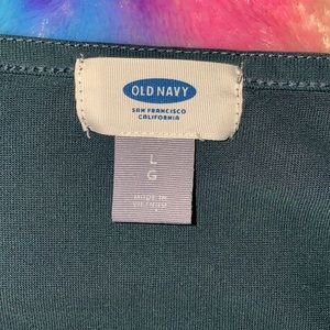 Teal, Long Sleeve, Old Navy, Cotton